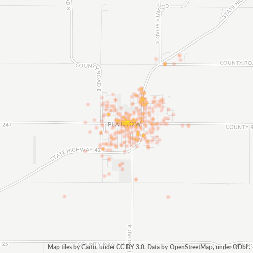 55964 Business Density Heatmap