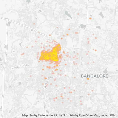 560086 Business Density Heatmap