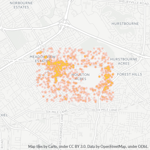 40220 Business Density Heatmap