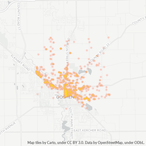 46528 Business Density Heatmap