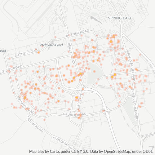 28307 Business Density Heatmap