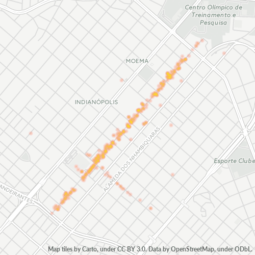 04088-000 Mapa de calor de densidad empresarial