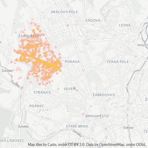616 00 Mapa hustoty obchodu