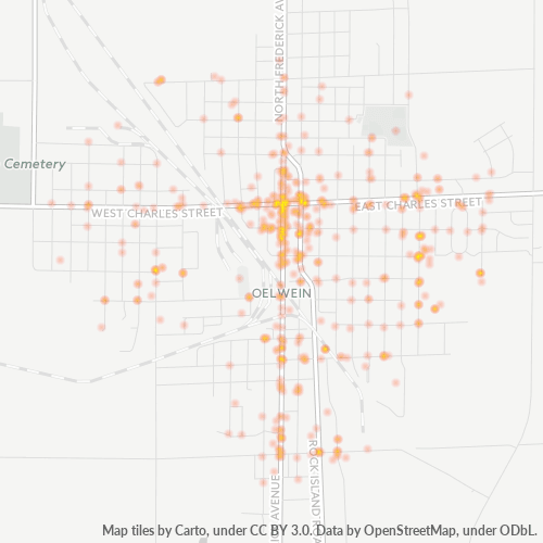 50662 Business Density Heatmap