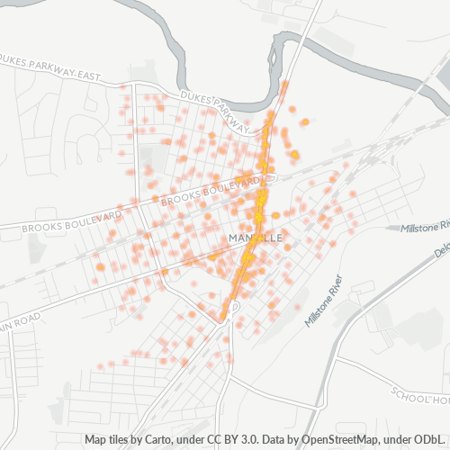 08835 Business Density Heatmap