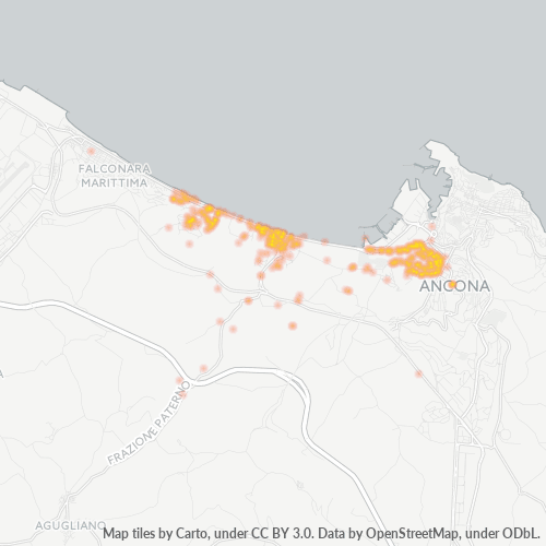 Mappa di calore per cap 60126