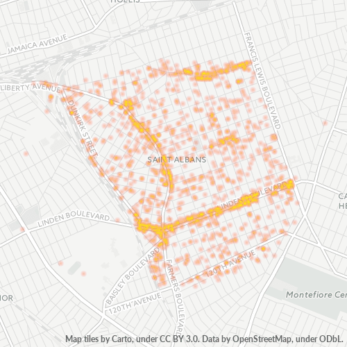 11412 Business Density Heatmap
