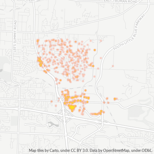 64057 Business Density Heatmap