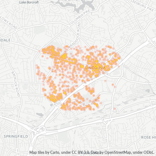 22312 Business Density Heatmap