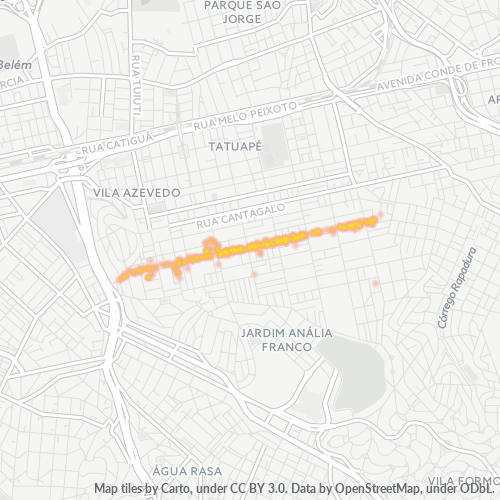 03322-000 Heatmap de Densidade da Empresa