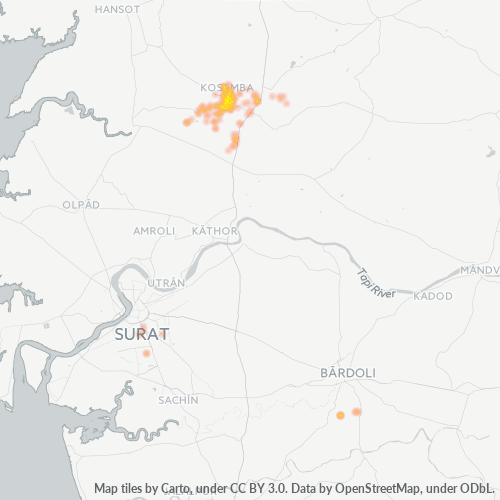394120 Business Density Heatmap