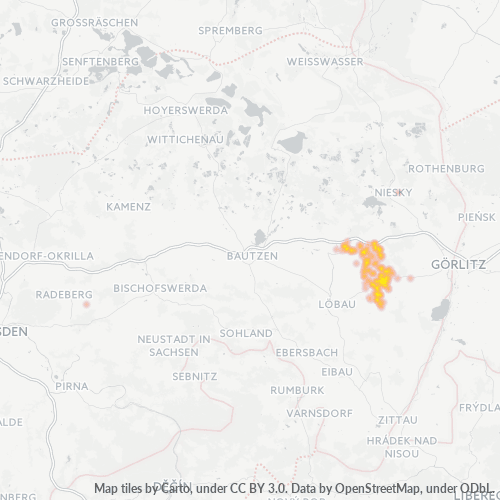 Heatmap für plz 02894