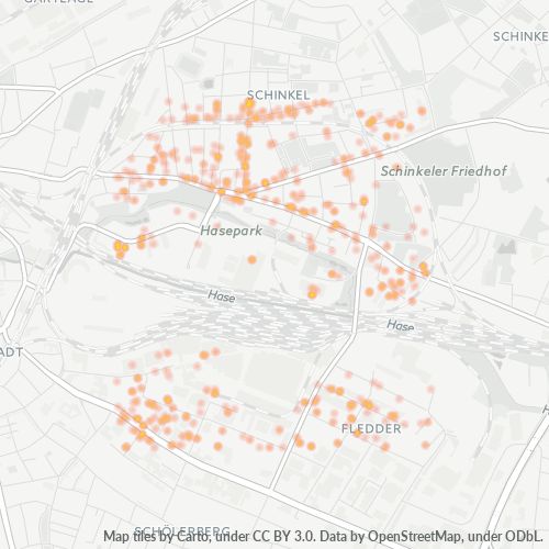 49084 Standortdichte-Heatmap