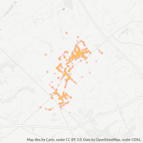 Heatmap voor postcode 5081
