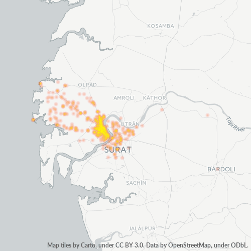 395005 Business Density Heatmap