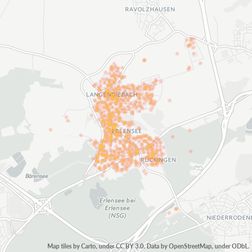 63526 Standortdichte-Heatmap