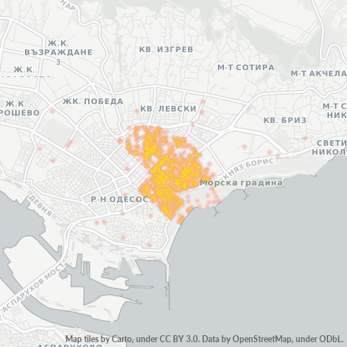 9002 Топлинна карта на бизнеса
