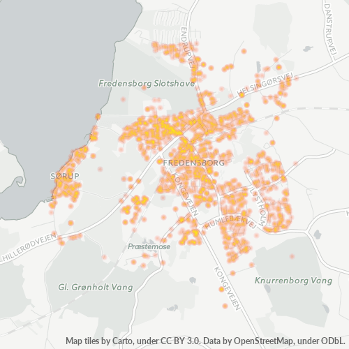 3480 Heatmap over forretningstæthed