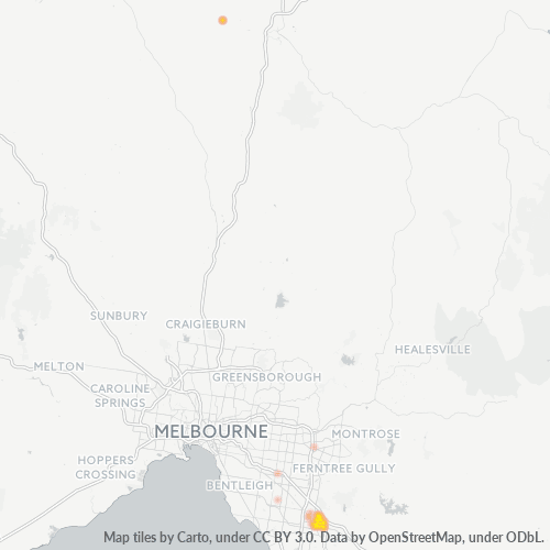 3177 Business Density Heatmap