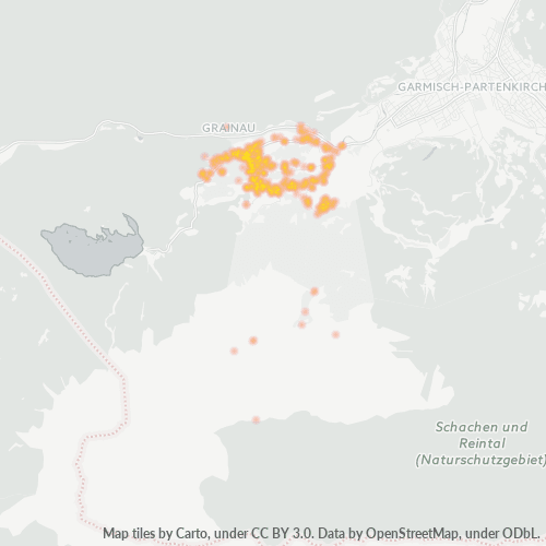 Heatmap für plz 82491
