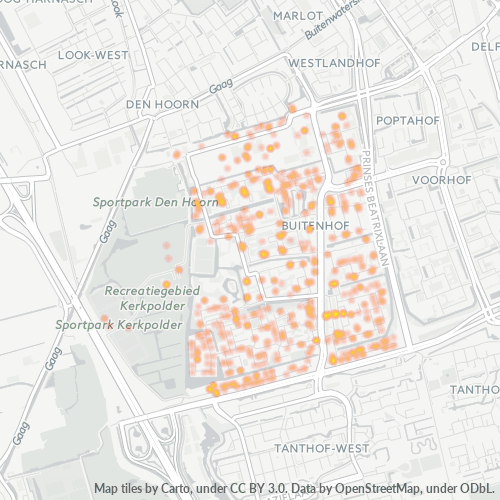 2625 Heatmap Bedrijfsdichtheid