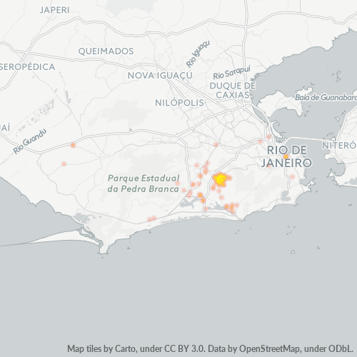 22750-000 Heatmap de Densidade da Empresa