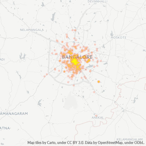 560027 Business Density Heatmap