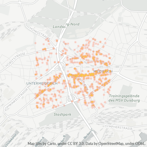 47137 Standortdichte-Heatmap