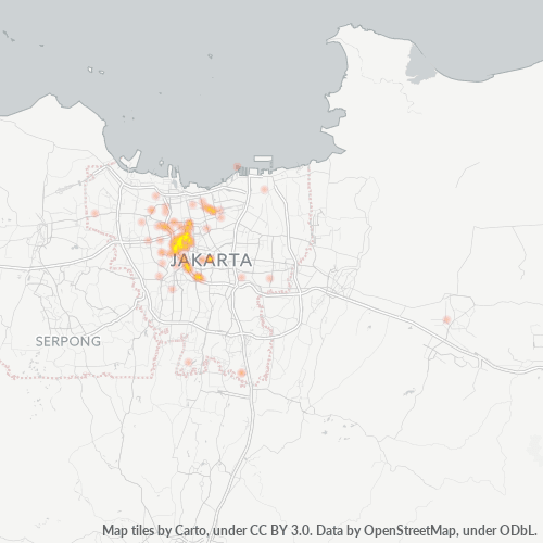 10260 Peta Panas Densitas Bisnis