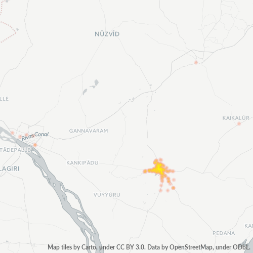 521301 Business Density Heatmap