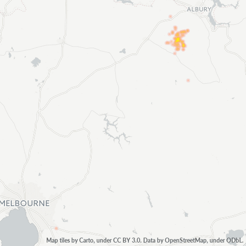 3747 Business Density Heatmap