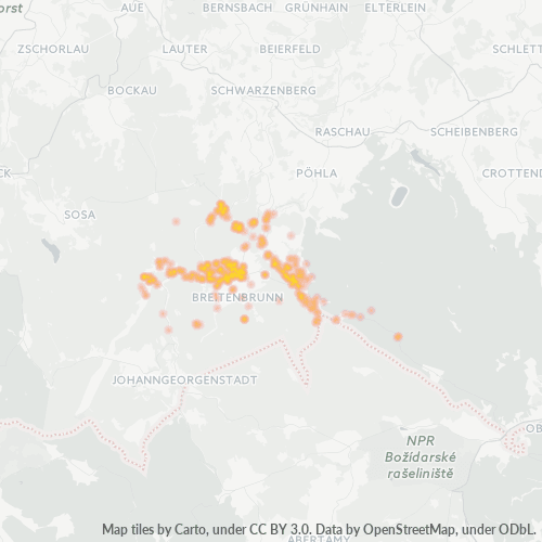 Heatmap für plz 08359