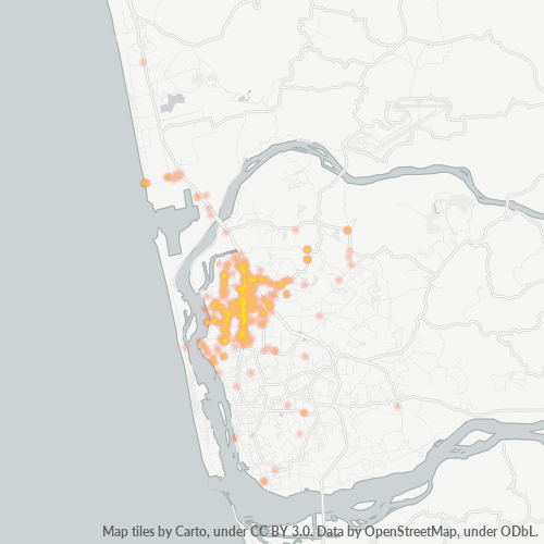 575006 Business Density Heatmap