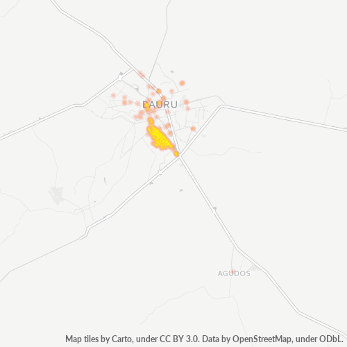 17017-000 Mapa de calor de densidad empresarial