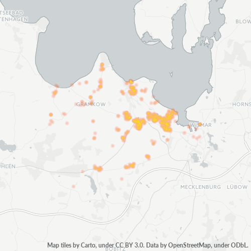 Heatmap für plz 23968