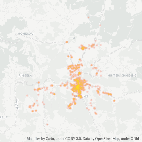 Heatmap für plz 94078