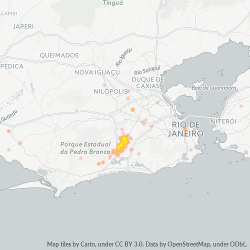 22710-000 Heatmap de Densidade da Empresa