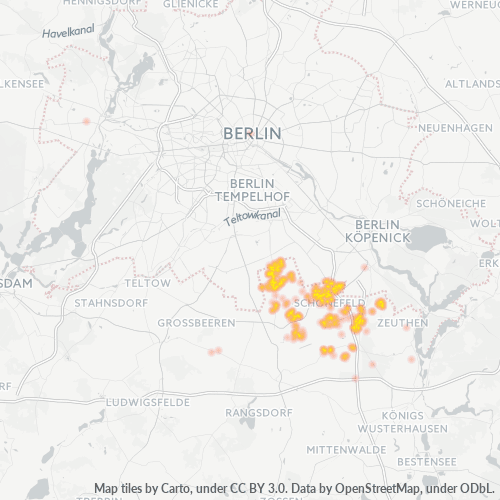 Heatmap für plz 12529