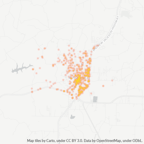 35653 Business Density Heatmap
