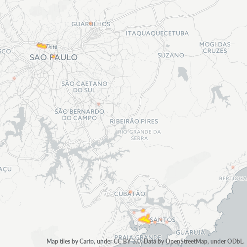 11390-000 Mapa de calor de densidad empresarial