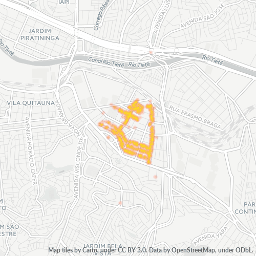 06016-000 Mapa de calor de densidad empresarial