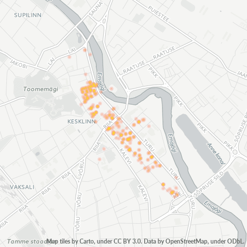 51004 Äritegevuse tiheduse kaart