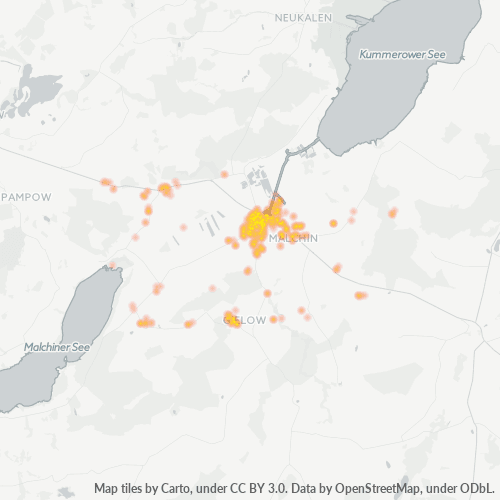 Heatmap für plz 17139