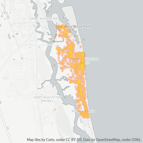 32080 Business Density Heatmap