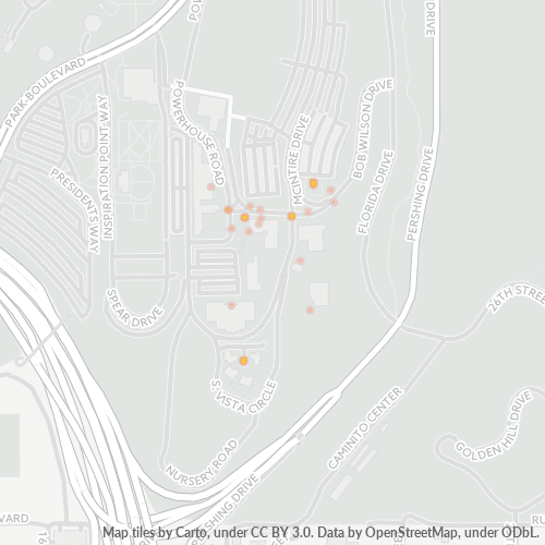 92134 Business Density Heatmap