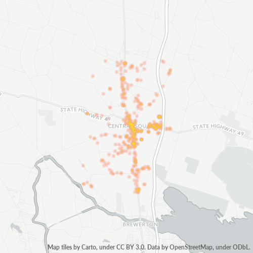 13036 Business Density Heatmap