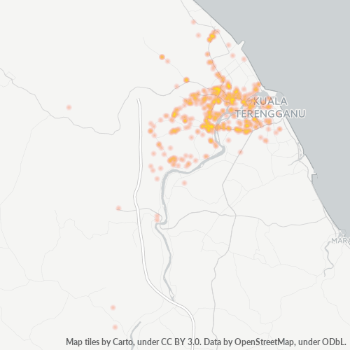 21200 Business Density Heatmap