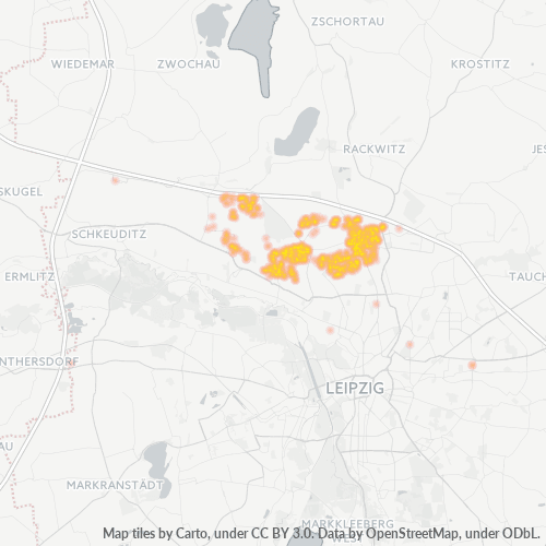 Heatmap für plz 04158