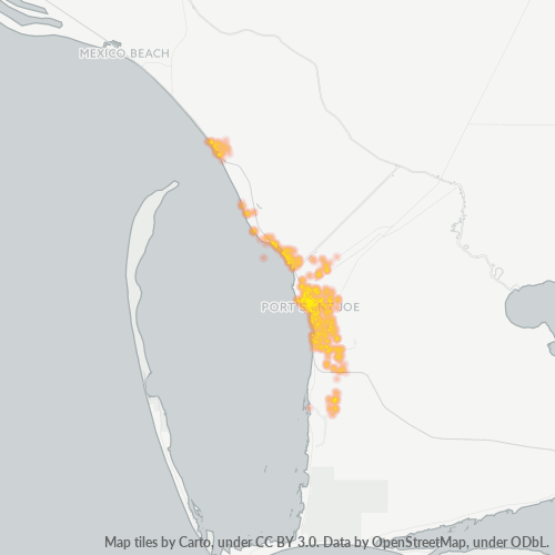 32456 Business Density Heatmap