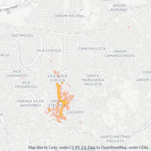 08431-000 Heatmap de Densidade da Empresa